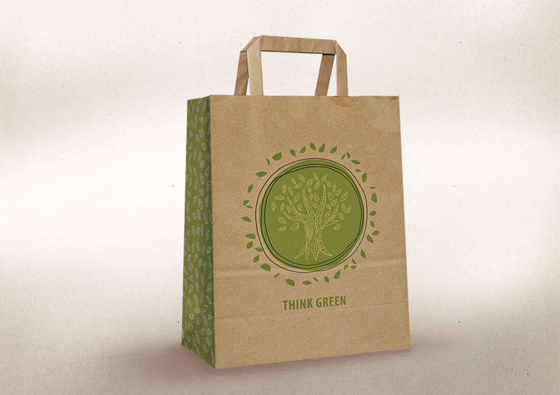 Τσάντες Χάρτινες OIL TREE medium